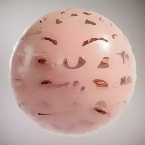 Smooth Organic Blobs HQ PBR Textures Set