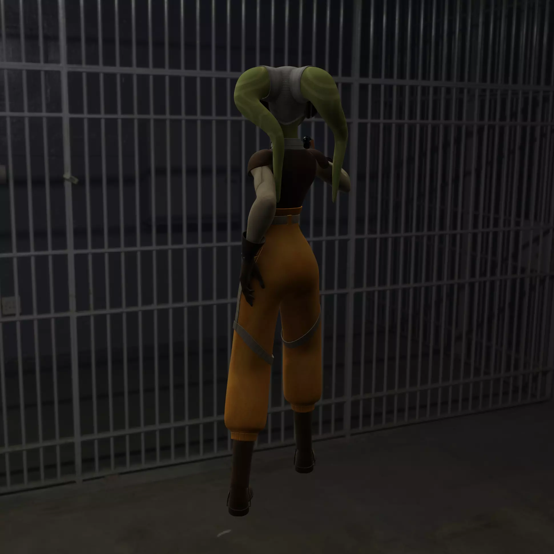 Kaela Dreen Starfighter Ace 3D print model_5