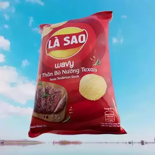 Snack Bag 3D Model Food Packaging