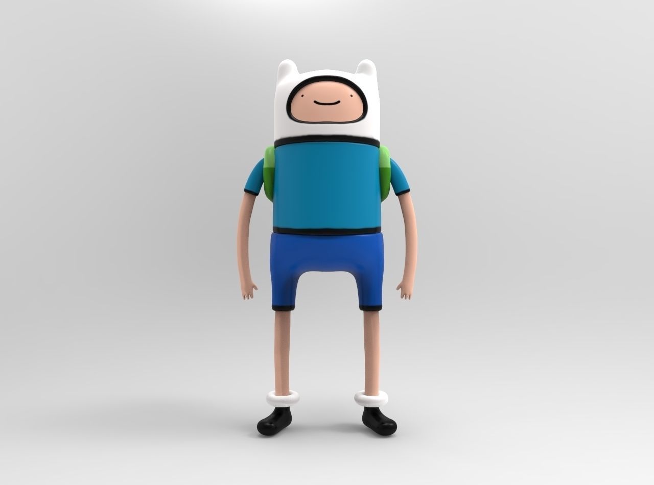 Finn from Adventure Time Free 3D model_3