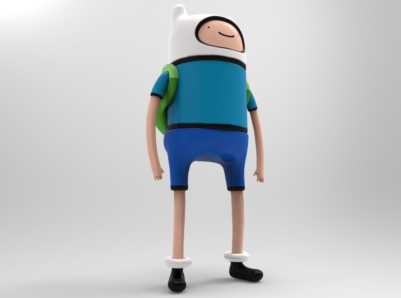 Finn from Adventure Time Free 3D model_1