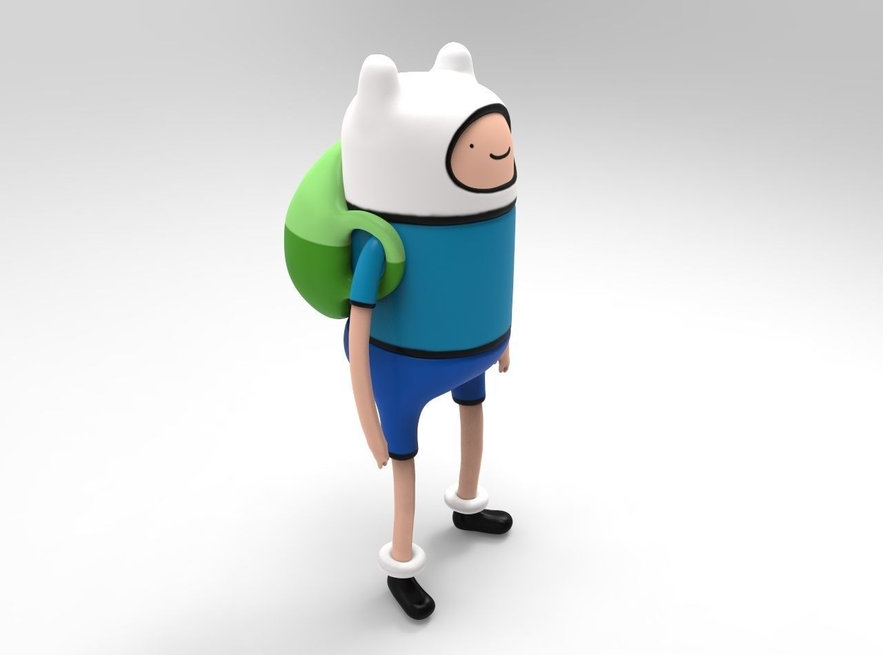 Finn from Adventure Time Free 3D model_2