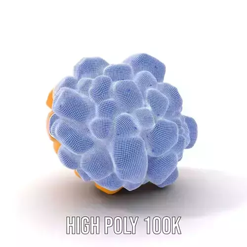 Golden Honeycomb model pack Low-poly 3D model 4