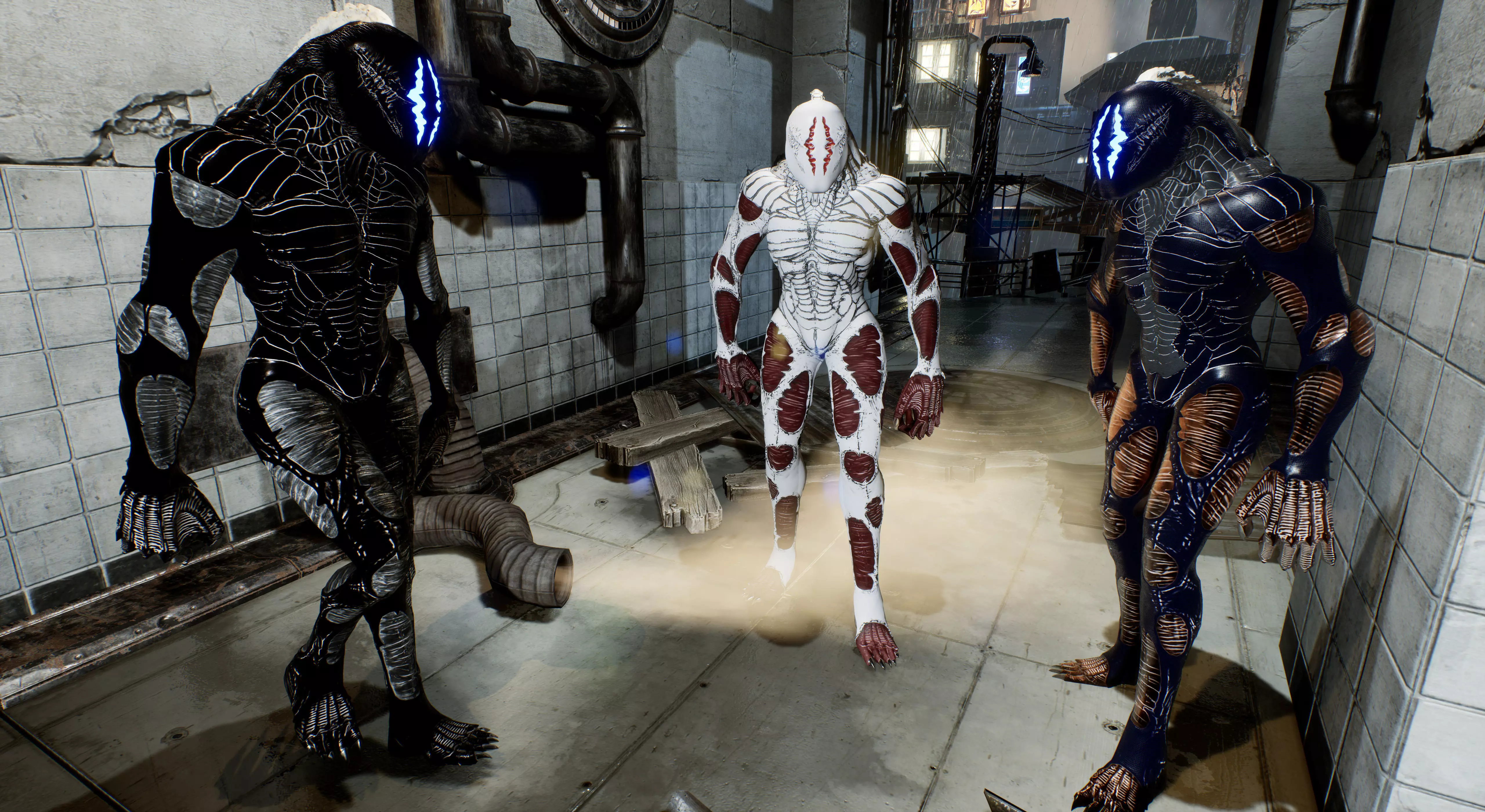 Alien 1 Low-poly 3D model_5