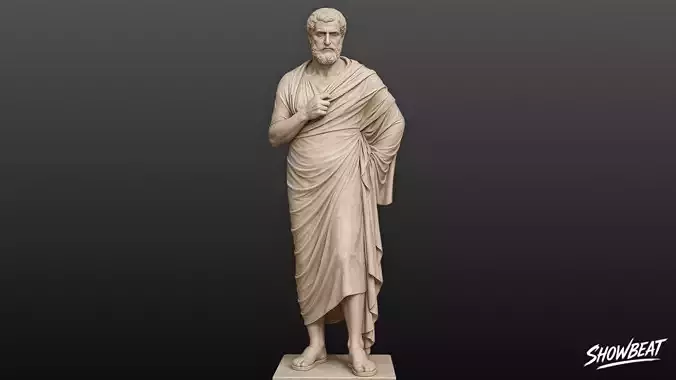 Greek Philosopher Statue