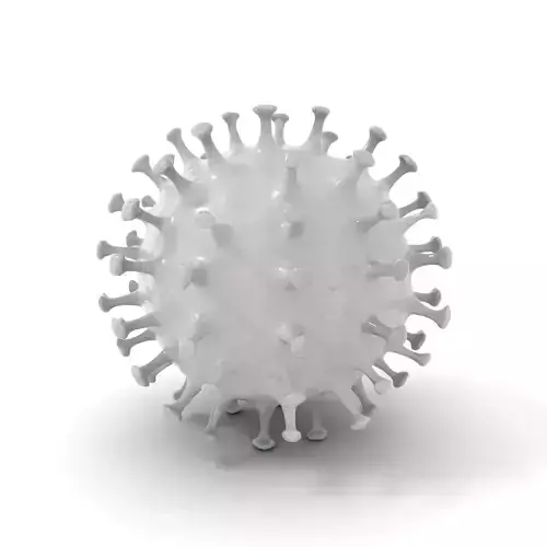 Intricate Virus Structure model pack Low-poly 3D model