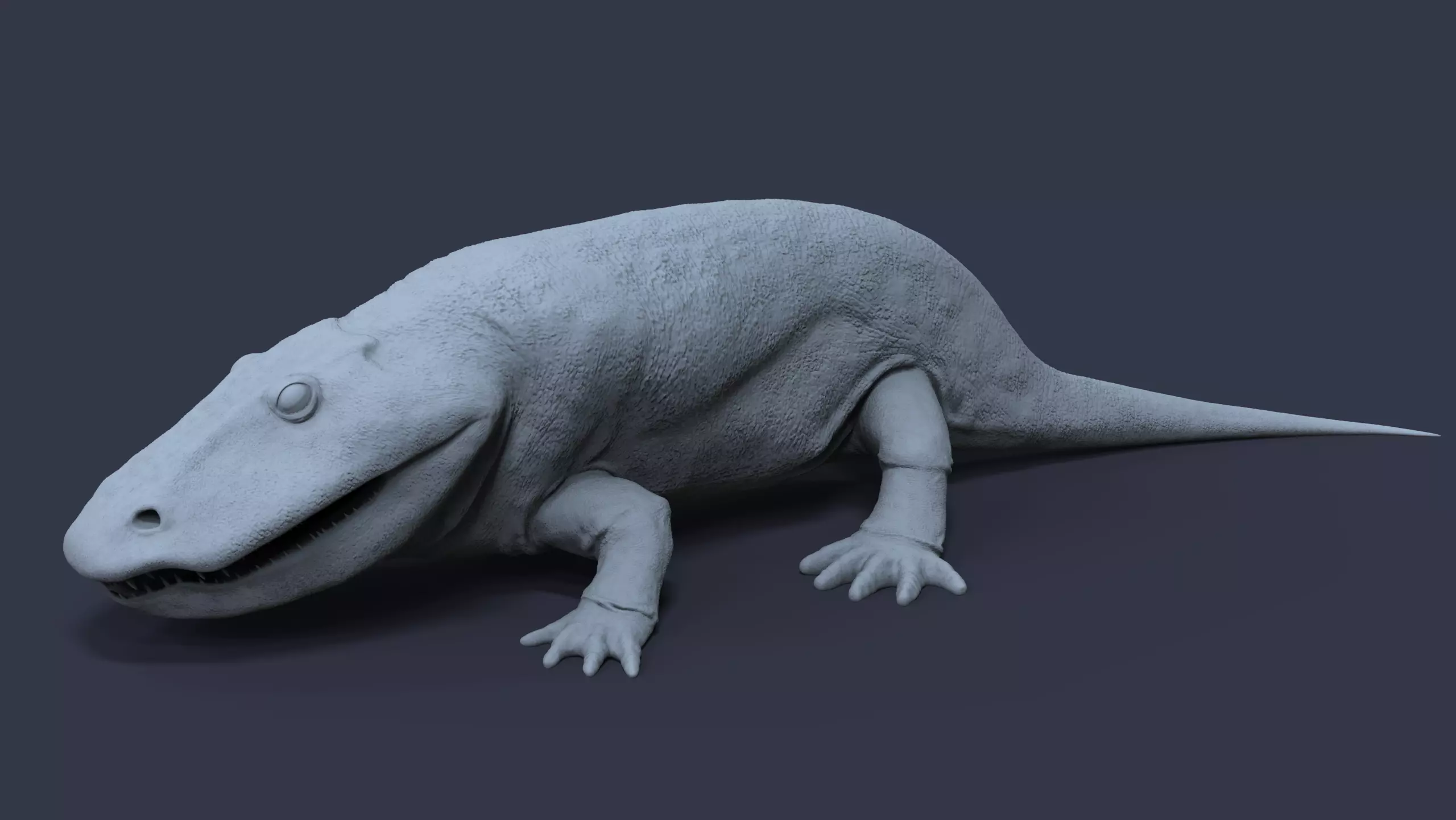Eryops megacephalus  3D print model_4