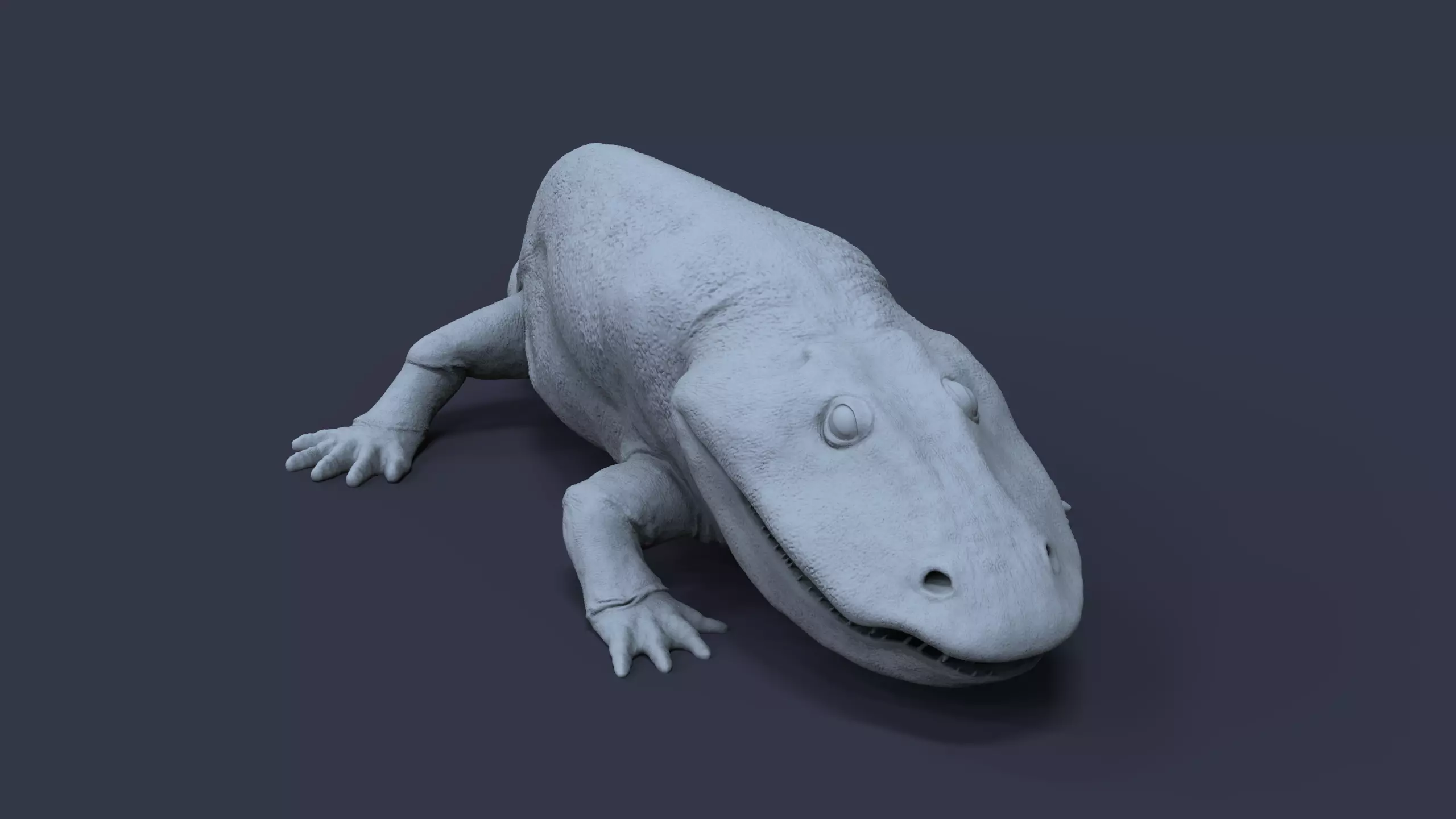 Eryops megacephalus  3D print model_2