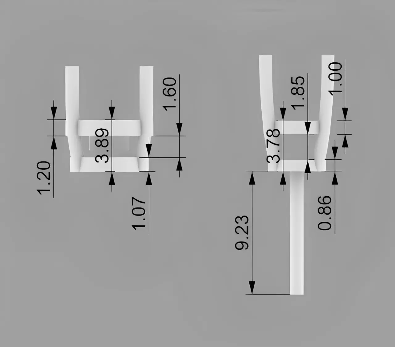 Oval Earring and Pendant 3D print model_1