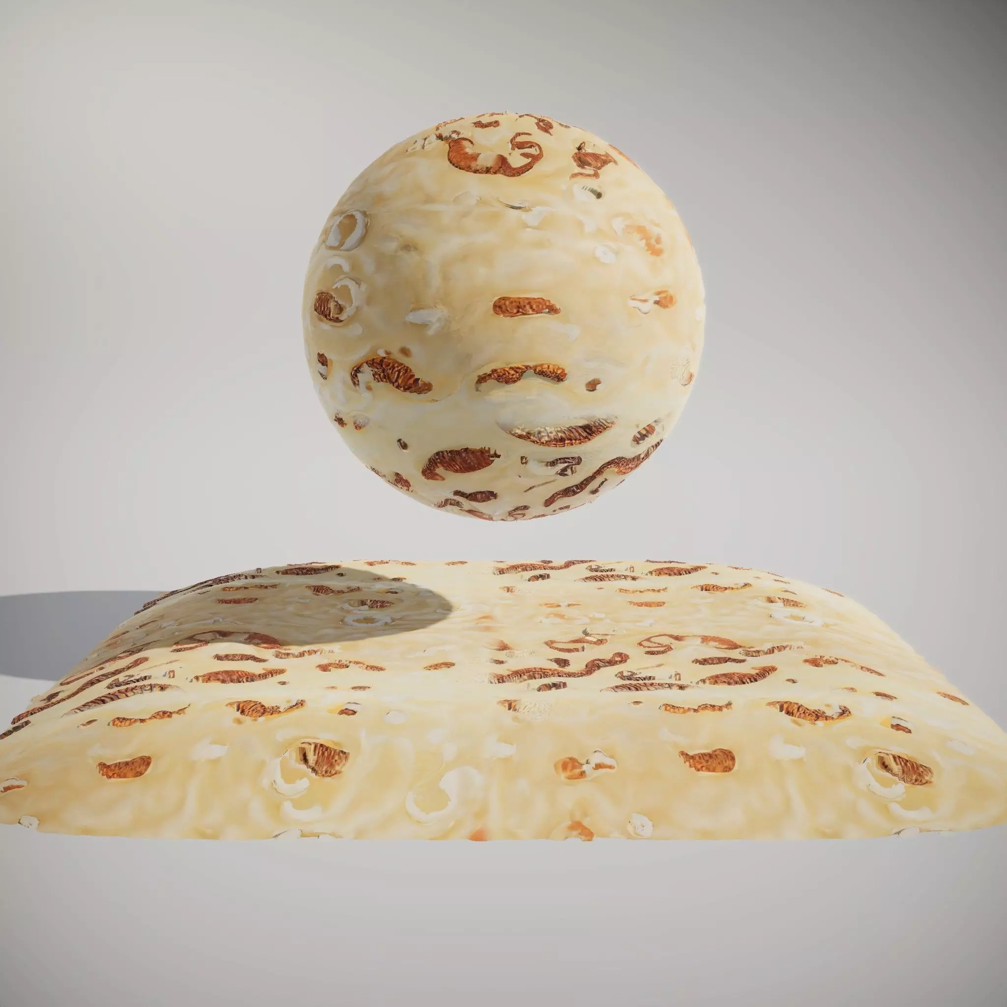 Organic Worm Texture HQ PBR Textures Set Texture_2