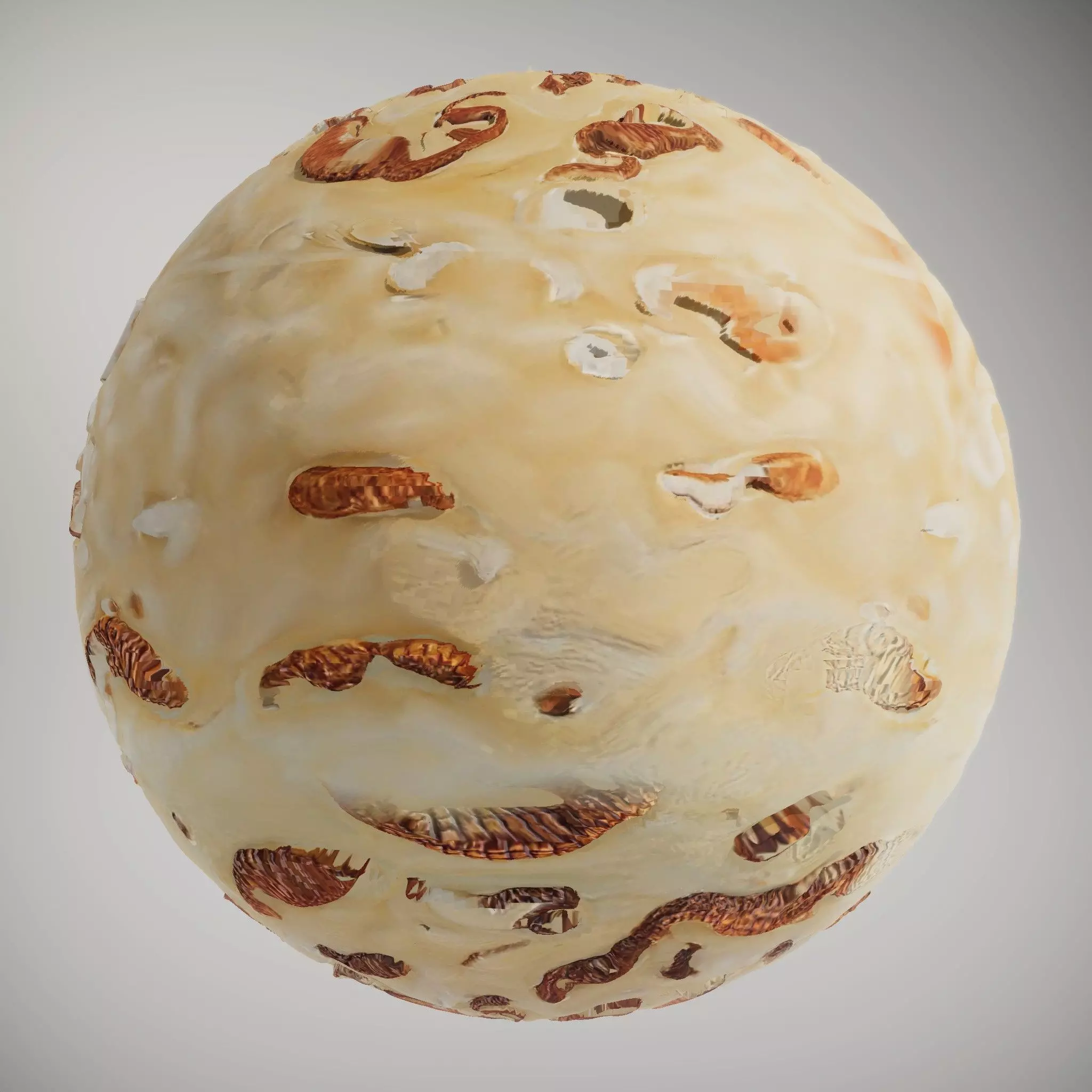 Organic Worm Texture HQ PBR Textures Set Texture_0