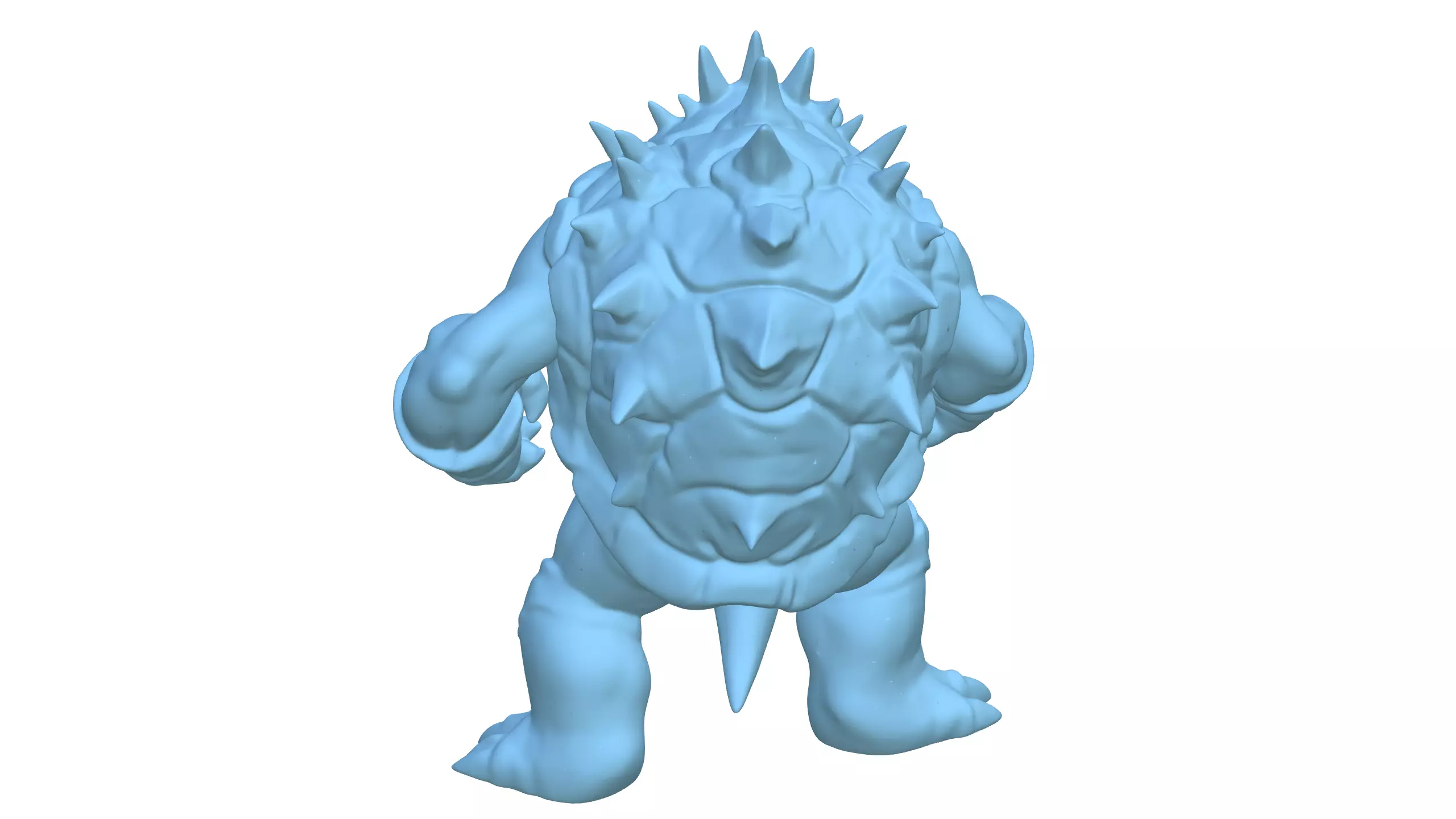 Turtle Warrior 3D Model Armored Reptile Fighter 3D model_10