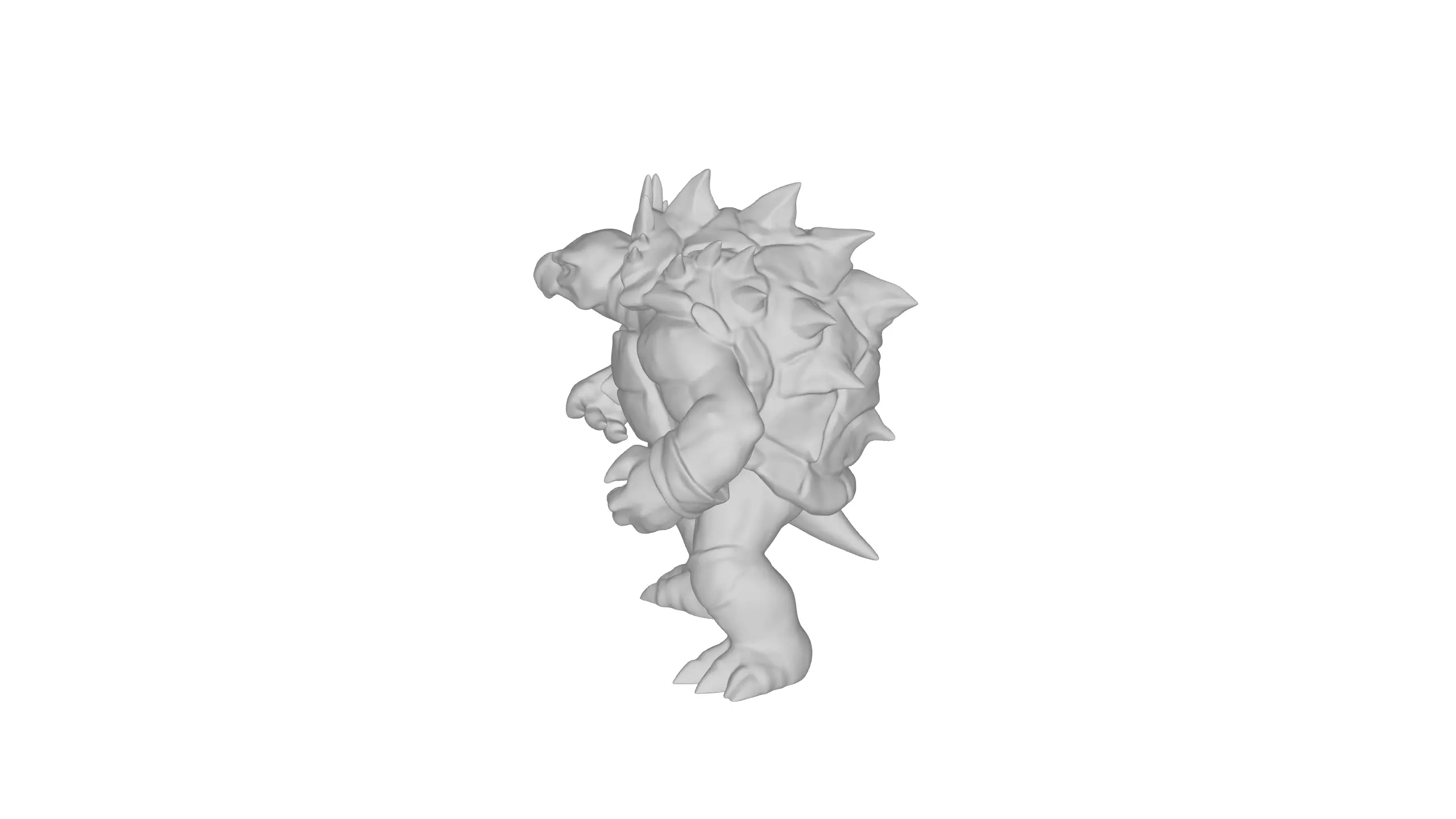 Turtle Warrior 3D Model Armored Reptile Fighter 3D model_11