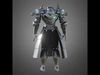 Overlord Platinum Dragon Lord Full Armor and Sword for Cosplay 3D Model Collection_5