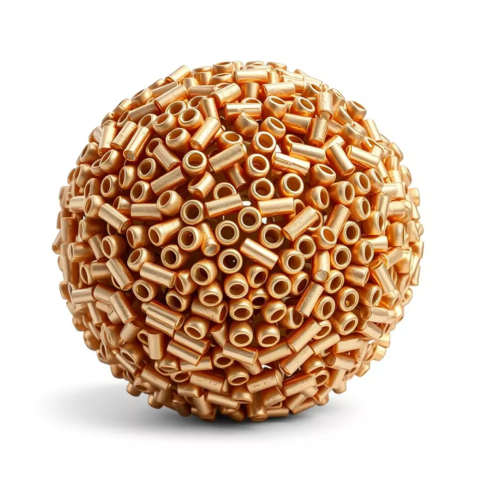 Copper Tubes Cluster HQ PBR Textures Set Texture_1