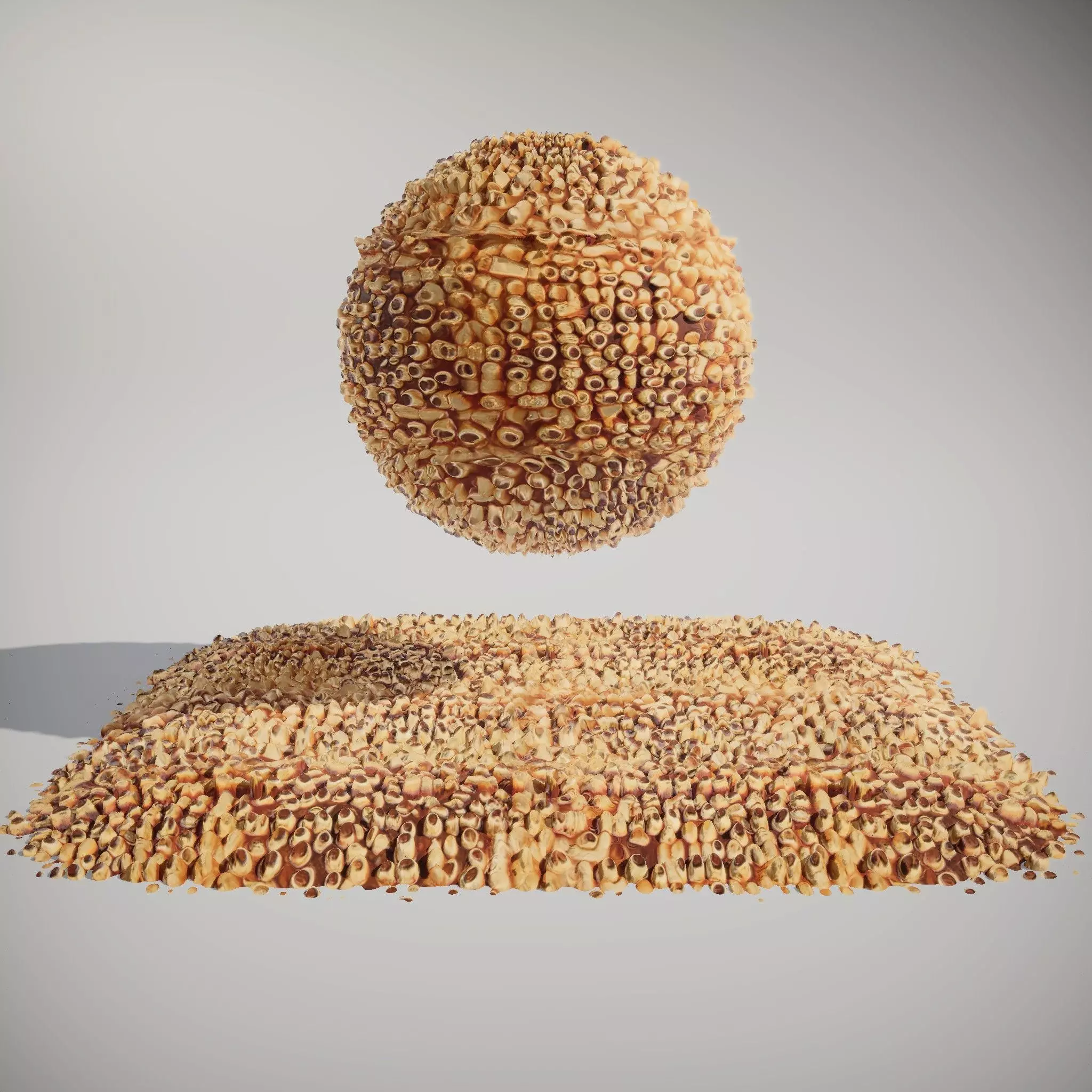 Copper Tubes Cluster HQ PBR Textures Set Texture_2