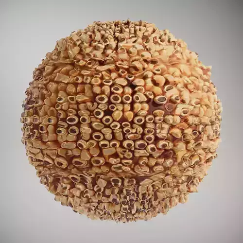 Copper Tubes Cluster HQ PBR Textures Set