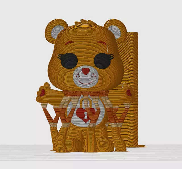 Secret Bear Funko Pop from Care Bear 3D print model_1