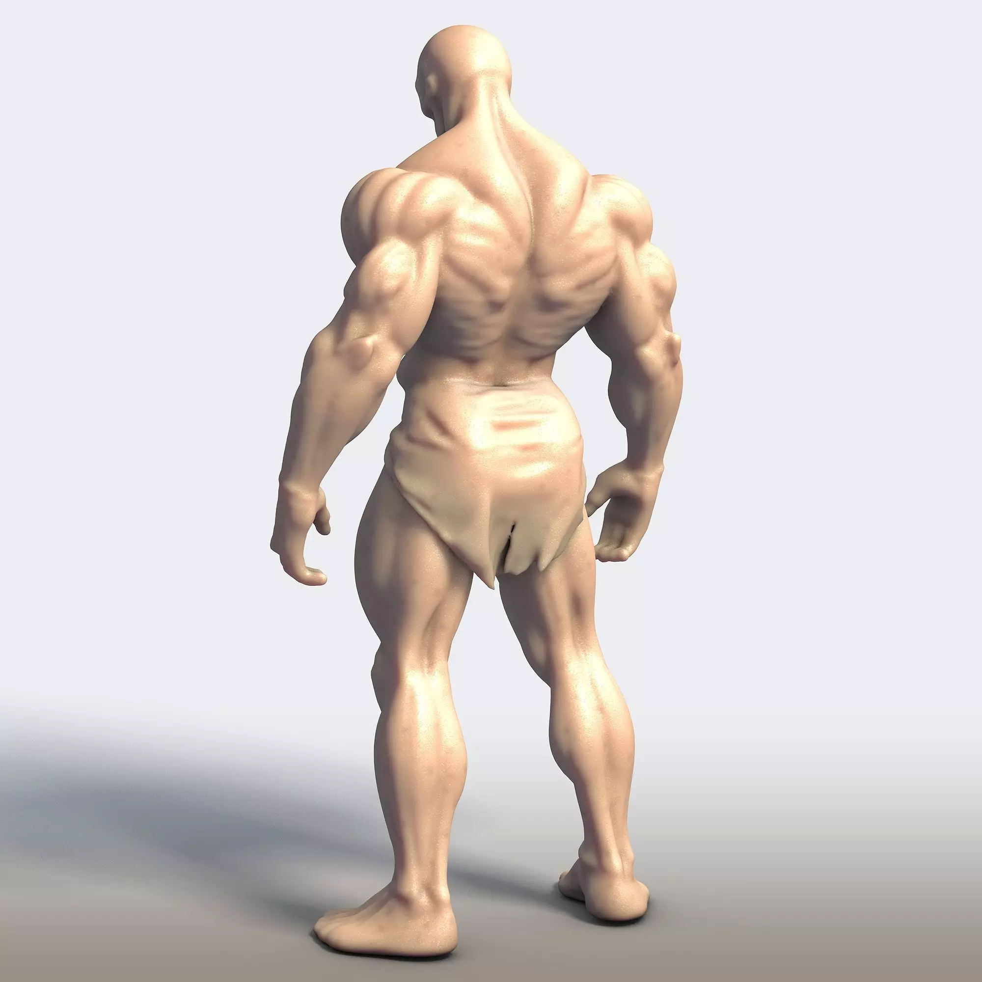 Big Muscles Monster  3D print model_3