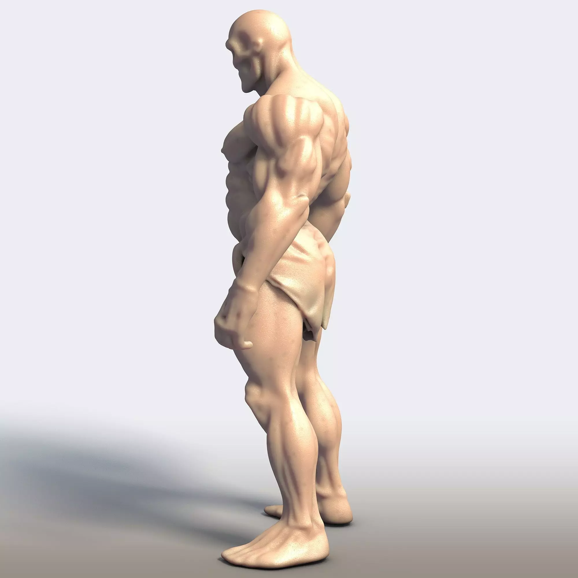 Big Muscles Monster  3D print model_2
