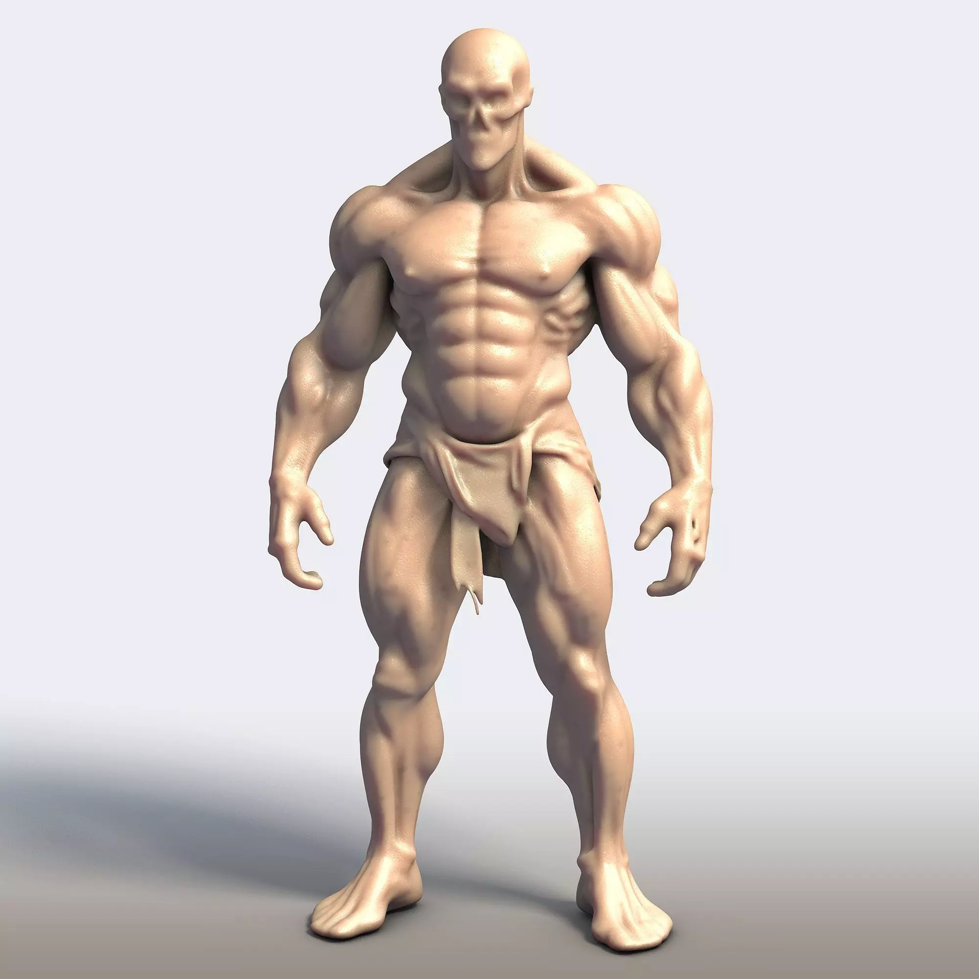 Big Muscles Monster  3D print model_0