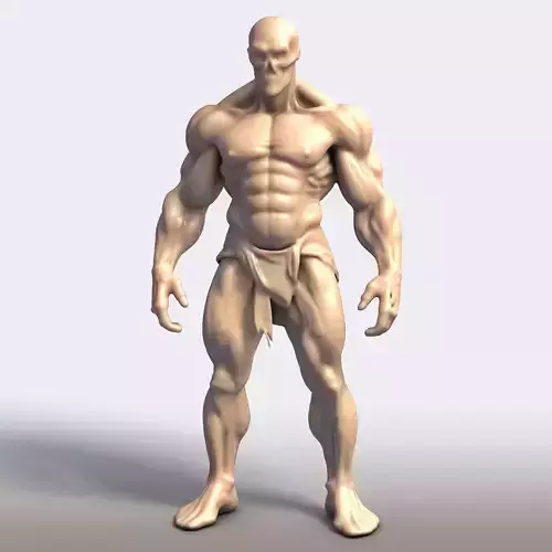 Big Muscles Monster  3D print model