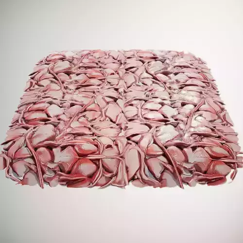 Braided Leather Burgundy HQ PBR Textures Set