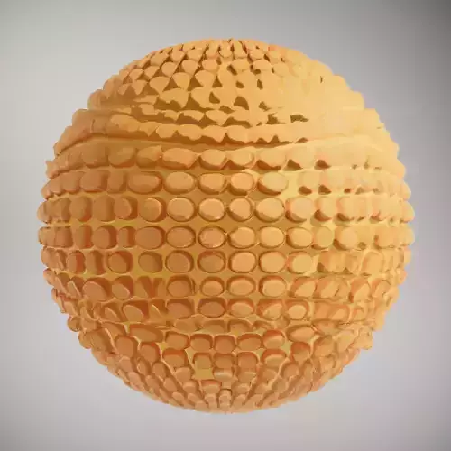 Bubble Honeycomb Glossy HQ PBR Textures Set