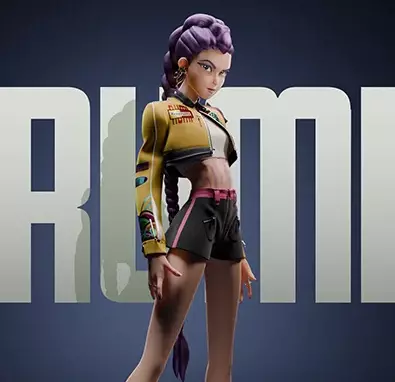 Rumi - Kpop Demon Hunters 3D model_0