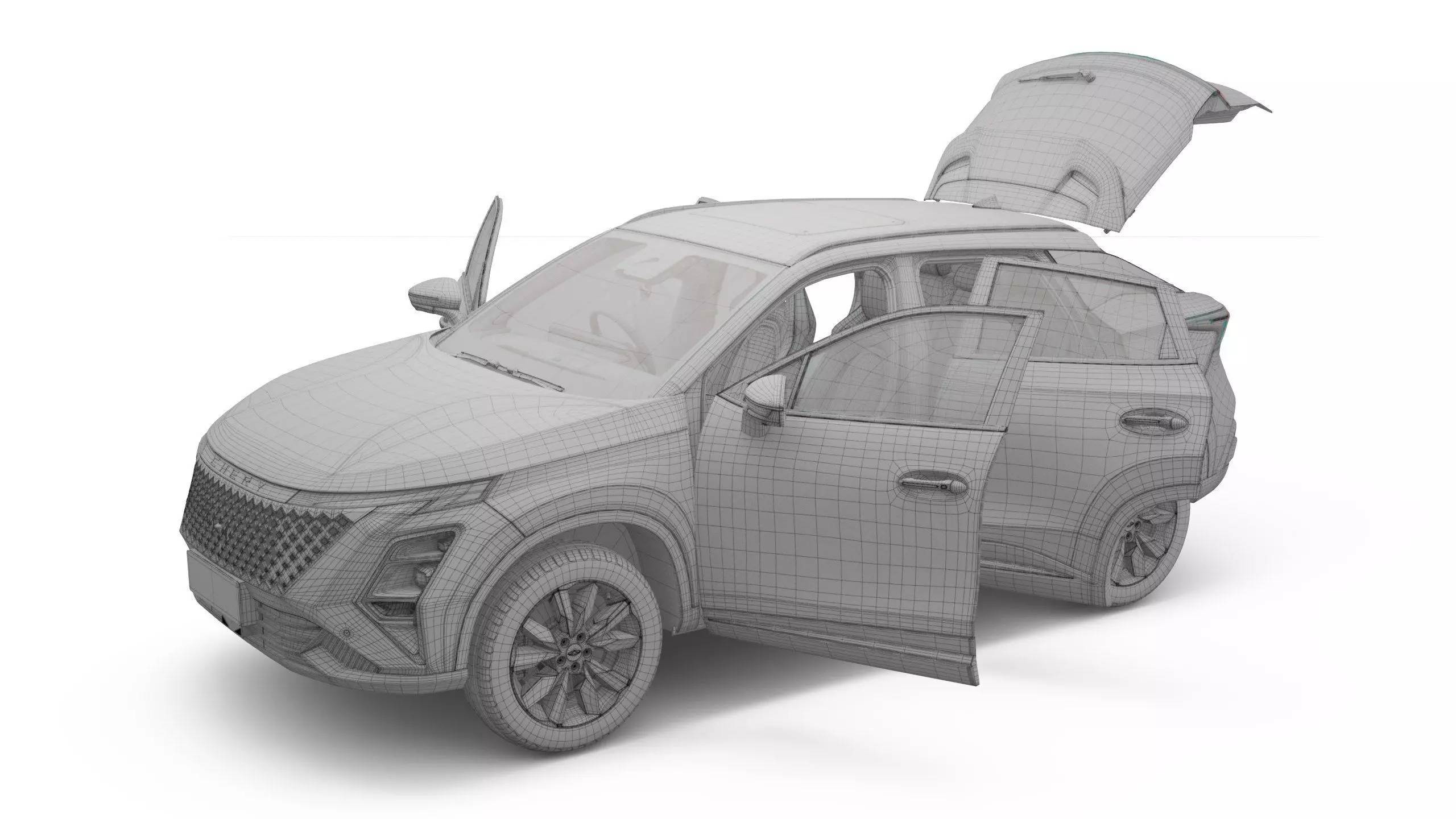 2026 Chery Omoda C5 with Interior Right Hand Drive 3D model_24