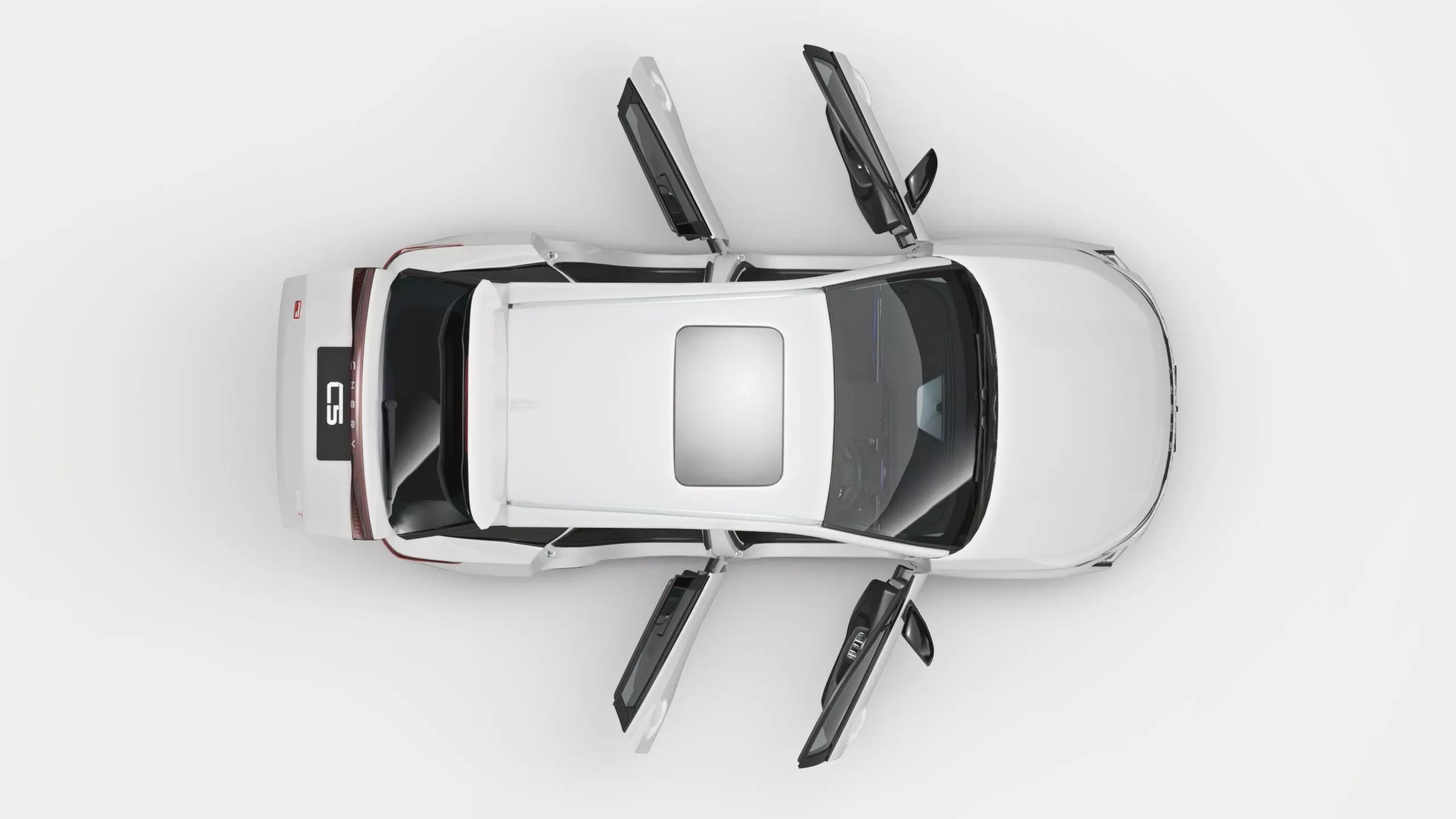 2026 Chery Omoda C5 with Interior Right Hand Drive 3D model_12