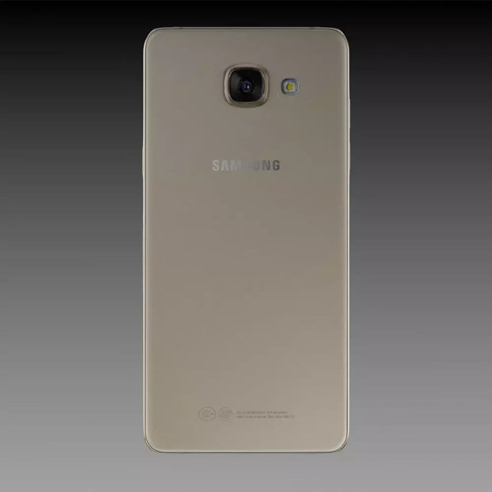 Samsung Galaxy A9 2016 Champagne Gold 3D model_4