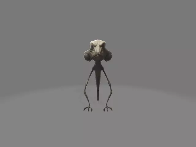 Evil Alien  3D model_0