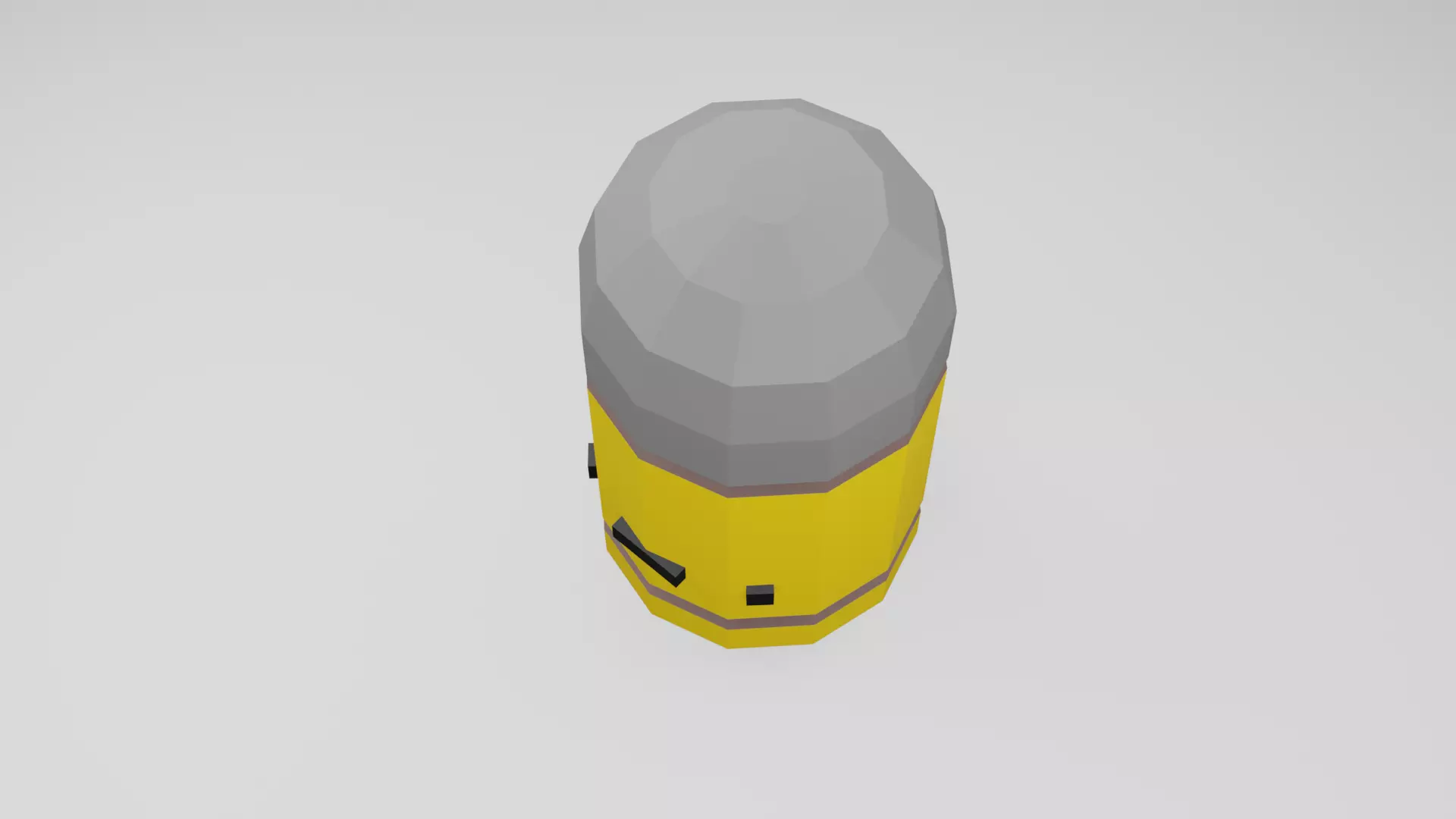 Bullet Kin Low Polly Model Free low-poly 3D model_4