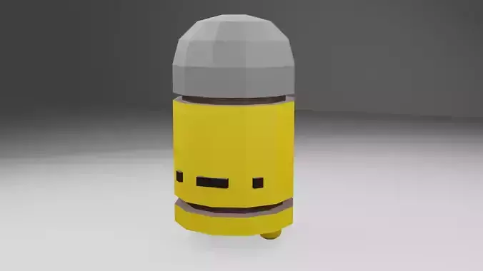 Bullet Kin Low Polly Model