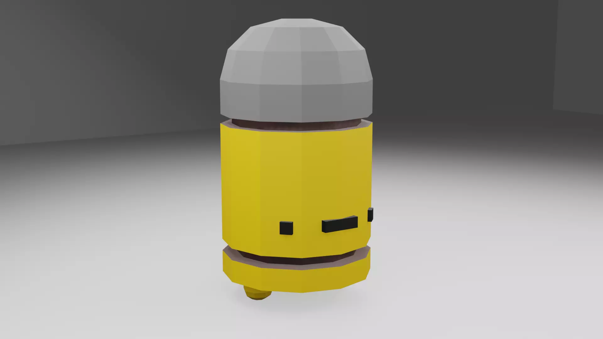 Bullet Kin Low Polly Model Free low-poly 3D model_1