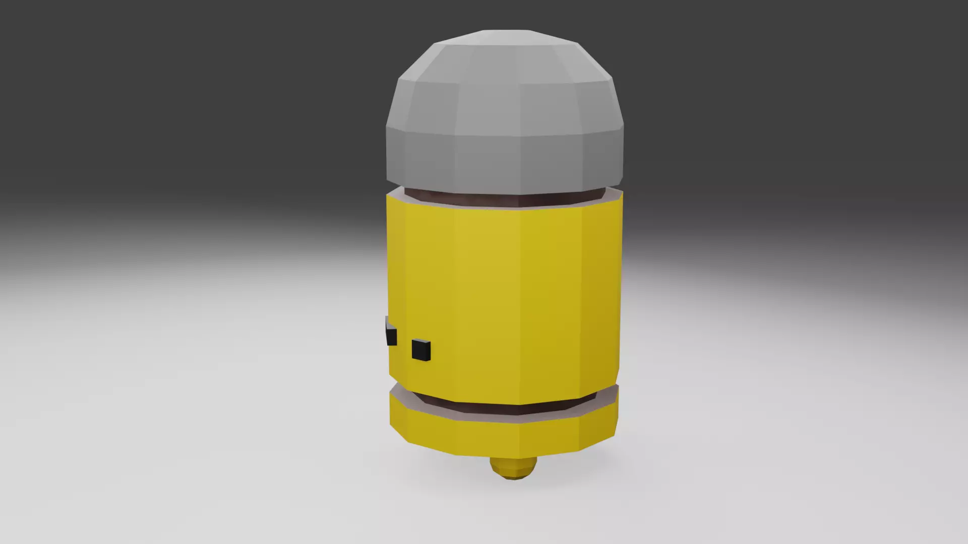 Bullet Kin Low Polly Model Free low-poly 3D model_3