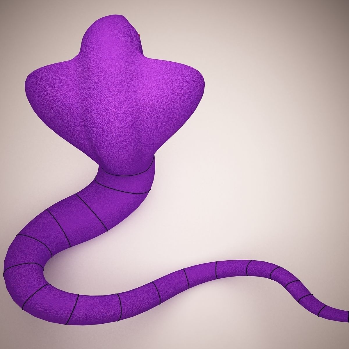 Arbok pokemon 3D model_4