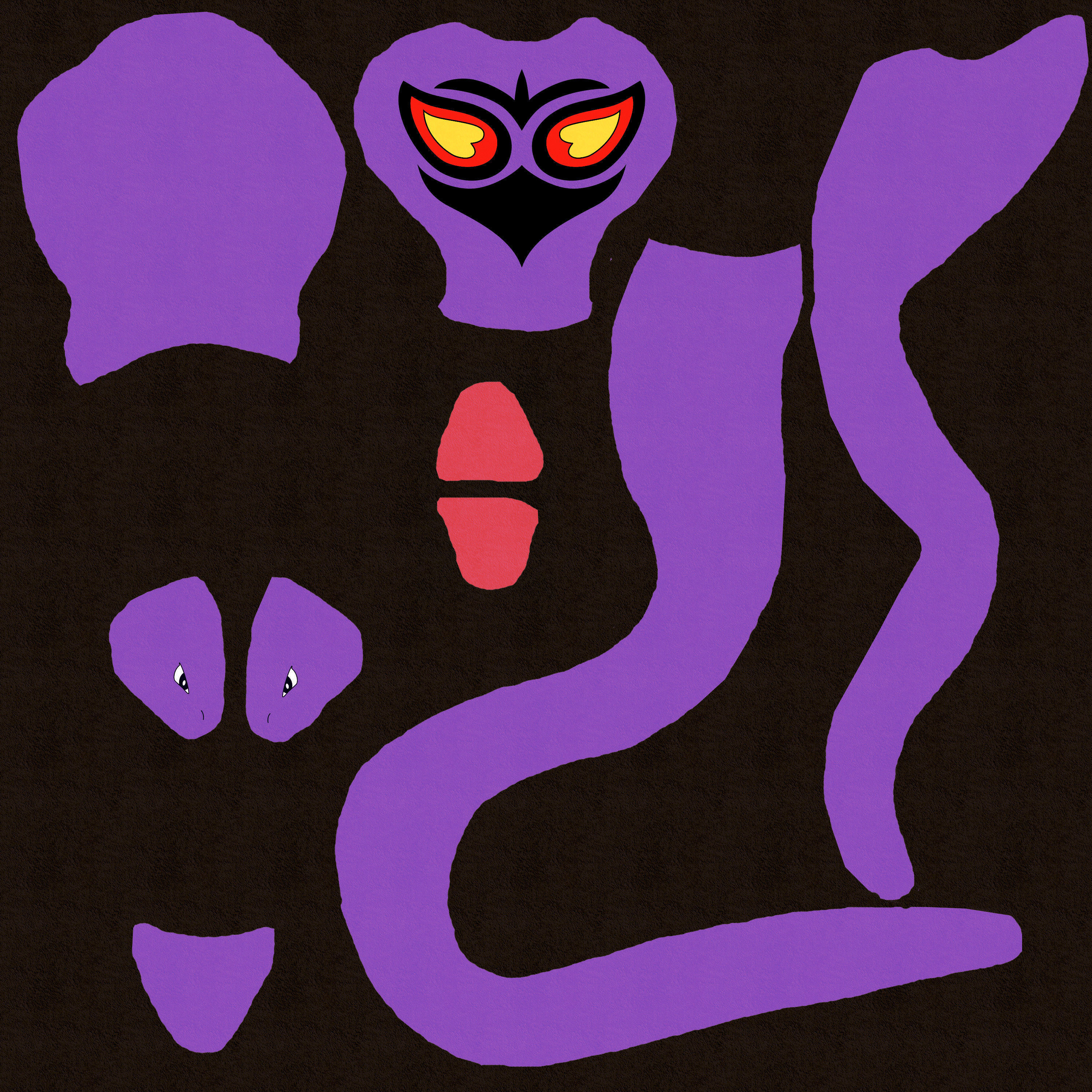 Arbok pokemon 3D model_8