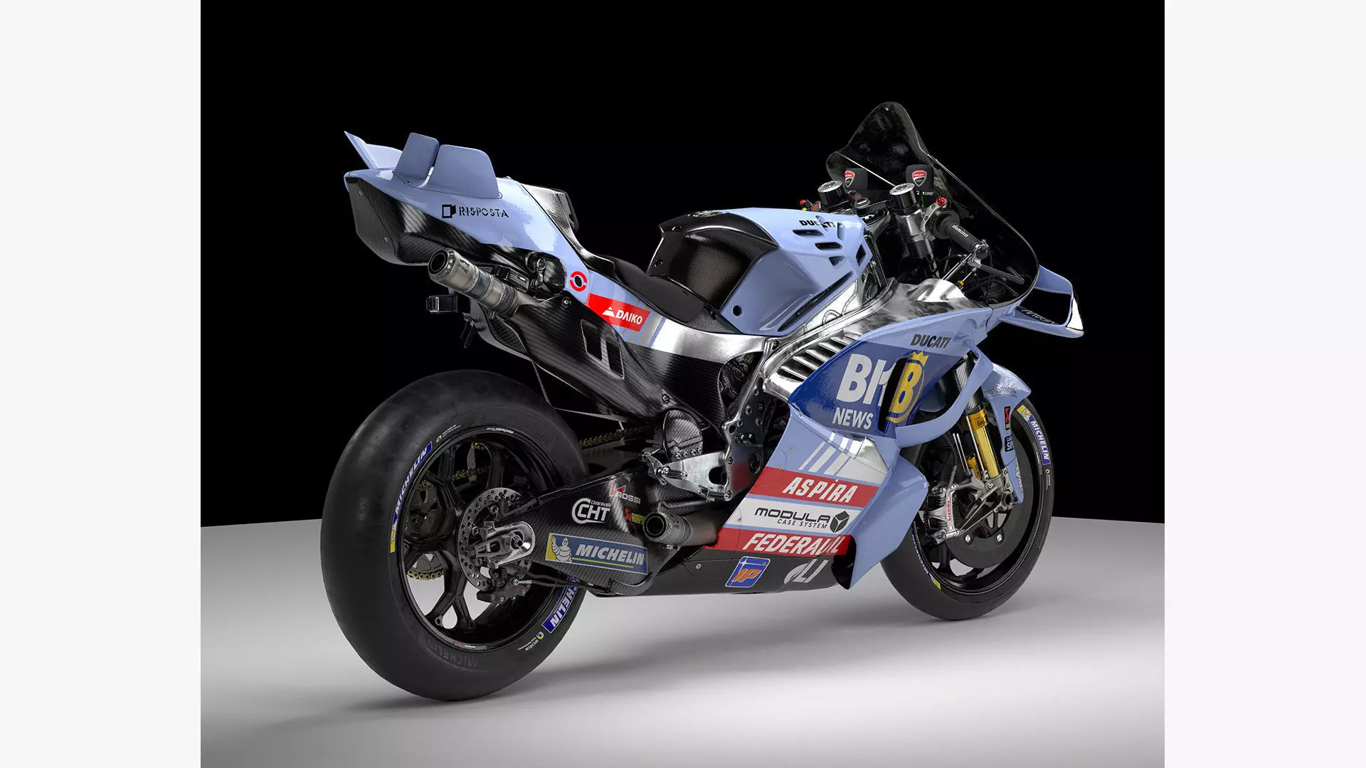 MotoGP Bike FA54 Low-poly 3D model_5