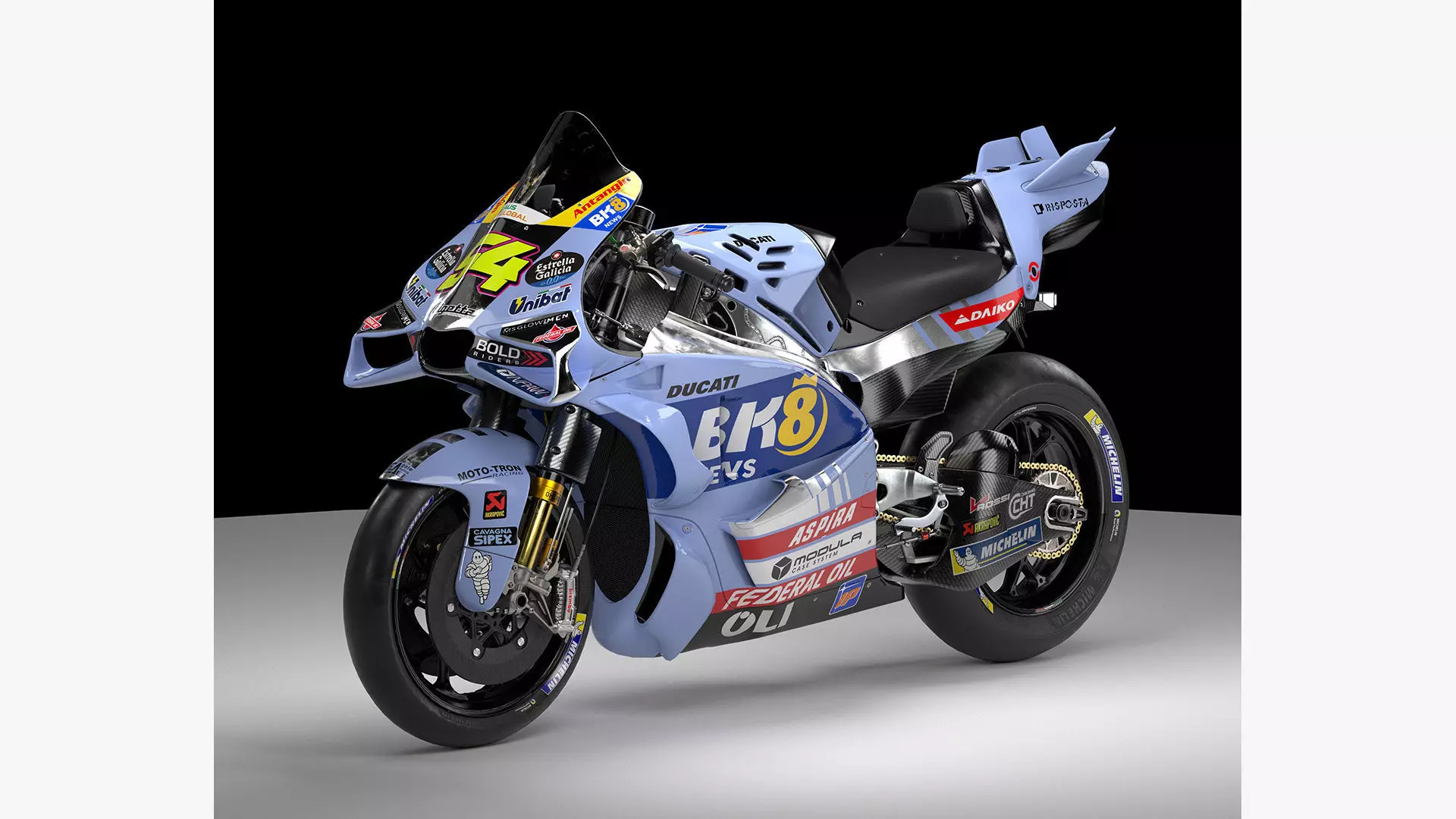 MotoGP Bike FA54 Low-poly 3D model_2