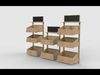 Bakery shelves  3D model_1