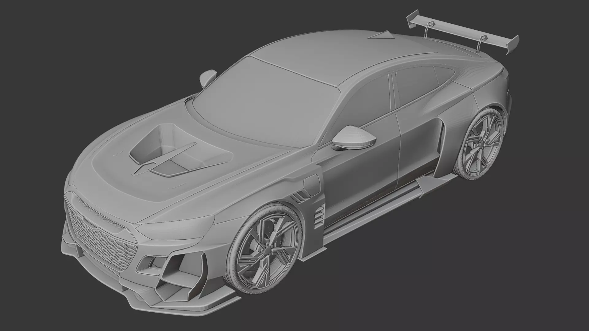 Audi Etron GT Base Model 3D print model