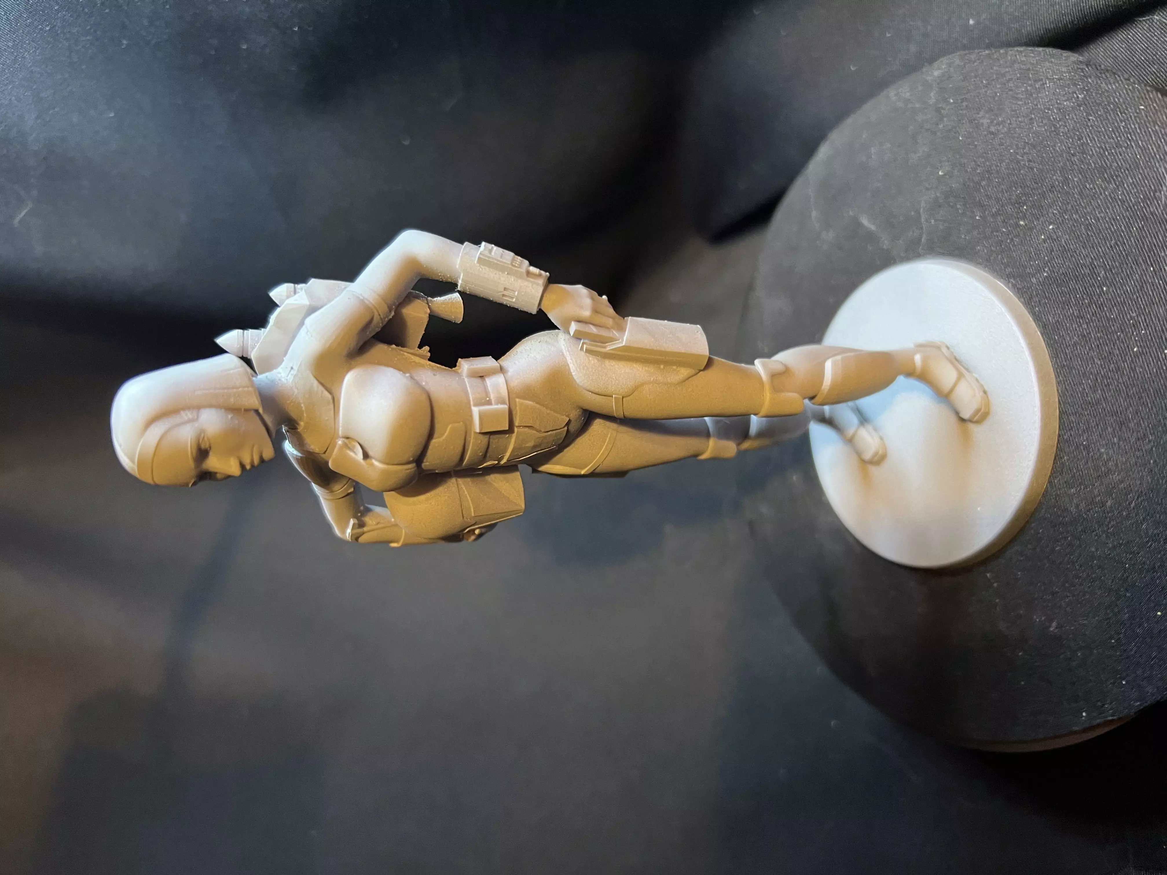 Space Bounty Hunter Cartoon 3D print model_5