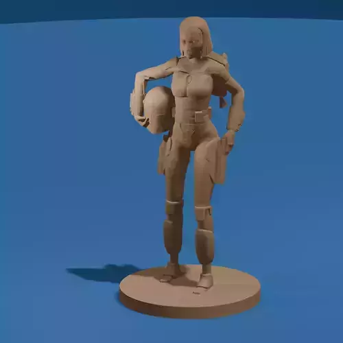 Space Bounty Hunter Cartoon