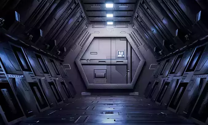 3D Sci-Fi Modular Environment