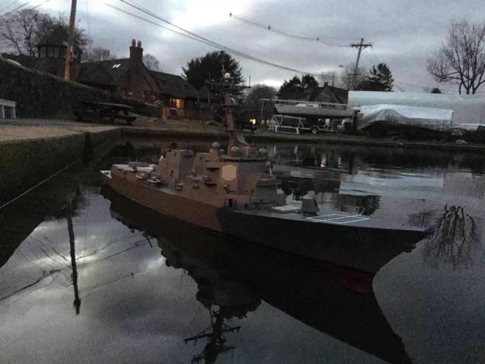 USS Arleigh Burke Class Destroyer RC Ship Kit 140cm 3D print model_4