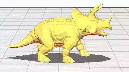 Triceratops 3D print model