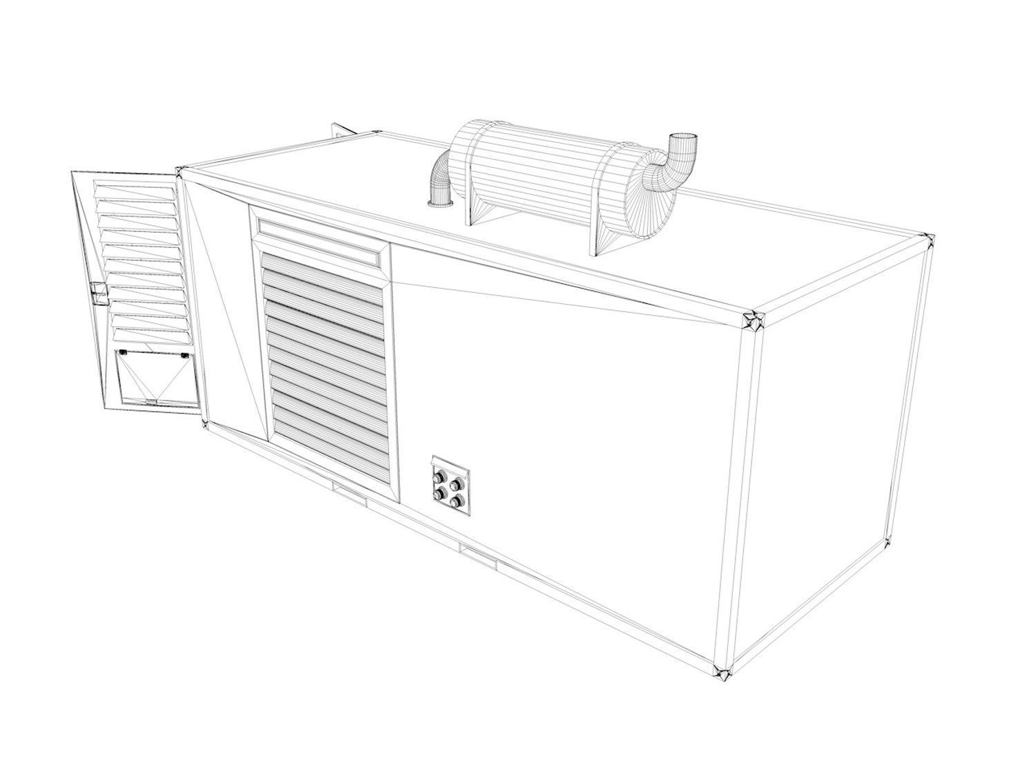 20ft Generator Container Version 1 3D model_8