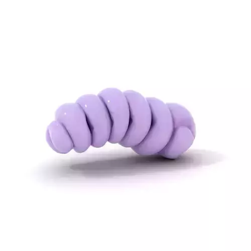 Lavender Coil Creature model pack Low-poly 3D model